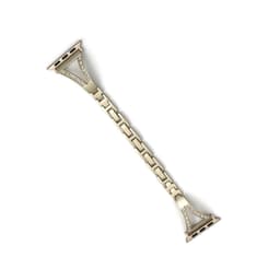 SKALO Smalt metalarmbånd Bling Apple Watch 38/40/41mm - Guld