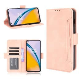 SKALO OnePlus Nord 2 6-lokeroa Lompakkokotelo - Pinkki