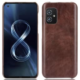 SKALO Asus Zenfone 8 PU-nahkainen Suojakuori - Ruskea