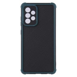 SKALO Samsung A52/A52s Armor Hybrid Bumper Suojakuori - Vihreä