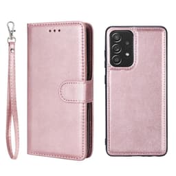 SKALO Samsung A52/A52s Magneettinen kuori/lompakko ""2 in 1"" - - Ruusukulta