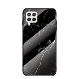 SKALO Samsung A22 4G Marmori karkaistu lasi TPU-suojakuori - #1