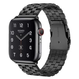 SKALO Firkantet metalarmbånd Apple Watch 38/40/41mm - Sort