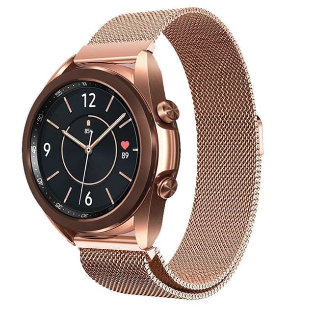 SKALO Milanese Loop till Samsung Watch 3 41mm - Roséguld