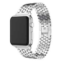 SKALO Fish Scale Teräsranneke Apple Watch 38/40/41mm - Hopea