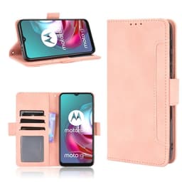 SKALO Moto G20/G30 6-lokeroa Lompakkokotelo - Pinkki