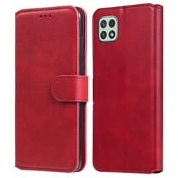 SKALO Samsung A22 5G Classic Pungetui - Rød
