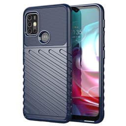 SKALO Moto G30 Armor Thunder Suojakuori - Sininen