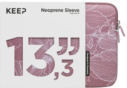 KEEP 13," Neoprene sleeve (nostalgia rose flower)