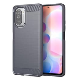 SKALO Xiaomi Poco F3 Armor Carbon Stødsikker TPU-cover - Grå