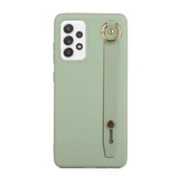 SKALO Samsung A52/A52s Håndrem TPU-cover - Grøn