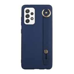 SKALO Samsung A52/A52s Håndrem TPU-cover - Blå
