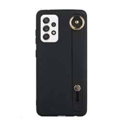SKALO Samsung A52/A52s Håndrem TPU-cover - Sort