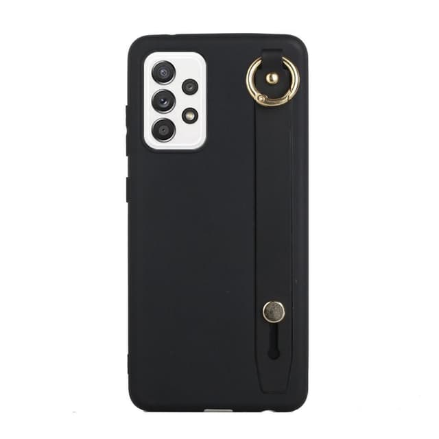 SKALO Samsung A52/A52s Håndrem TPU-cover - Sort
