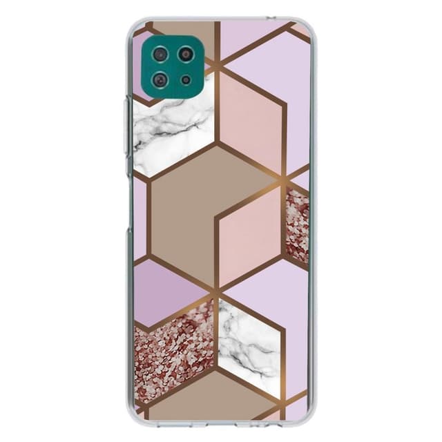 SKALO Samsung A22 5G Marmor TPU-cover - #3