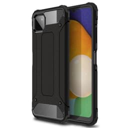 SKALO Samsung A22 5G Shockproof Armor Suojakuori - Musta