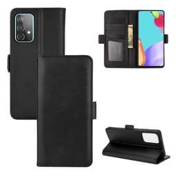 SKALO Samsung A52/A52s Premium Wallet Lompakkokotelo - Musta