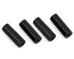 HQProp M3 x 15mm Aluminum Hex Standoffs Black (4)