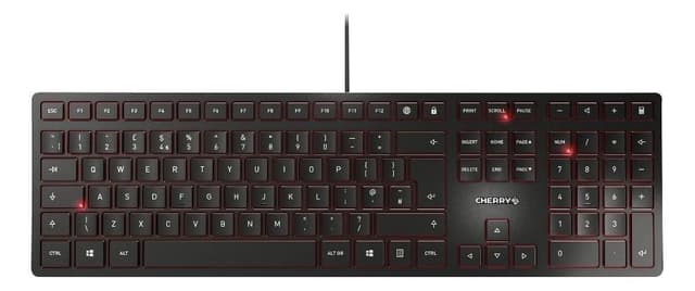 CHERRY KC 6000 SLIM tangentbord, SX-teknik, scissor-brytare, US-layout
