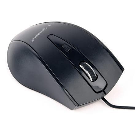 Gembird Mouse MUS-4B-02 USB, Nej, Standard, Nej, Svart