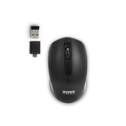 PORT DESIGNS Office Budget Retail Mouse 900508 Trådlös, svart