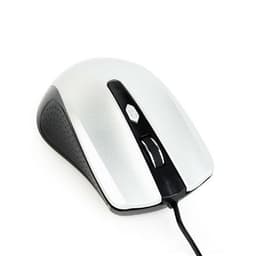 Gembird Mouse MUS-4B-01-BS Standard, Nej, Sort/ sølv, Nej,