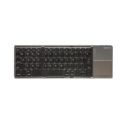 Trådløst tastatur Silver Electronics Touchpad Sort