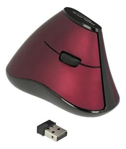 Ergonominen pystysuora optinen 5-painikkeinen hiiri, 2,4 GHz langaton
