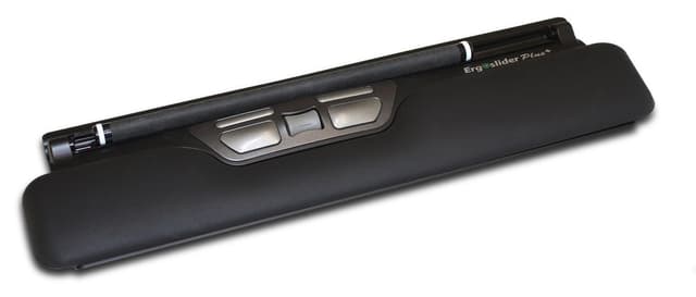 Ergoslider Plus+, inbyggd mus 5 knappar+scroll, 800 DPI, USB, Svart