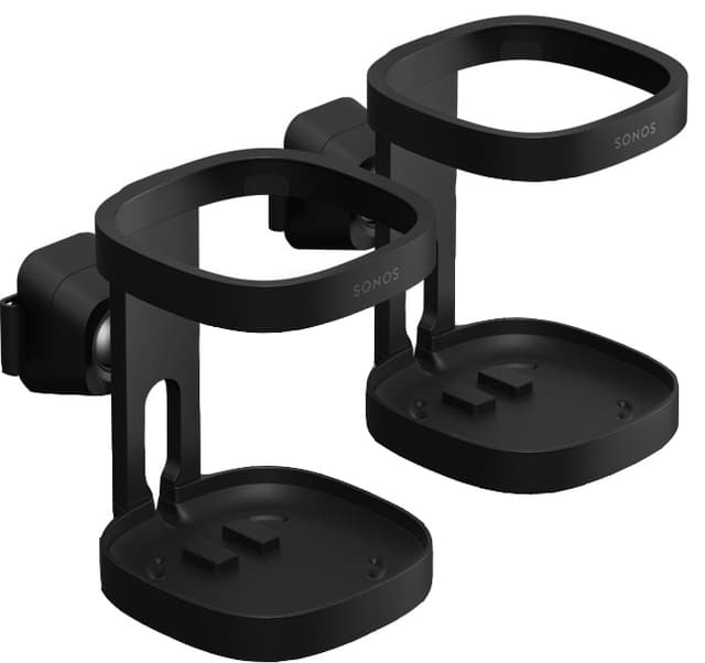 Sonos One veggfeste 2-pakk (sort)