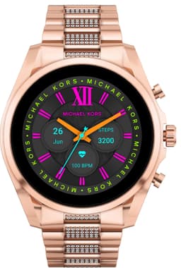 Michael Kors Gen 6 Bradshaw smartwatch 44mm (bedazzled rose gold-tone)