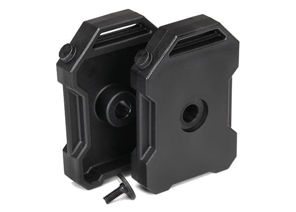 TRX-8022T Fuel Canisters Black TRX-4 (2)