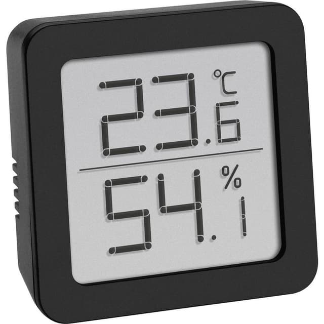 TFA Dostmann Termo-/Hygrometer Svart