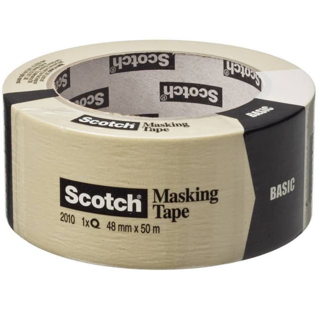 3M 20104850 BASIC-4850 Maskeringstejp Scotch® Beige (L x B) 50 m x 48 mm 1 st