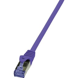 LogiLink CQ309VS RJ45 Nätverk Anslutningskabel CAT 6A