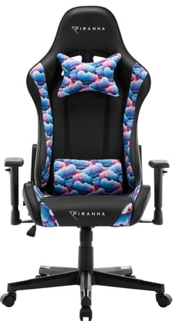 Piranha Bite gamingstol (Purple Clouds)