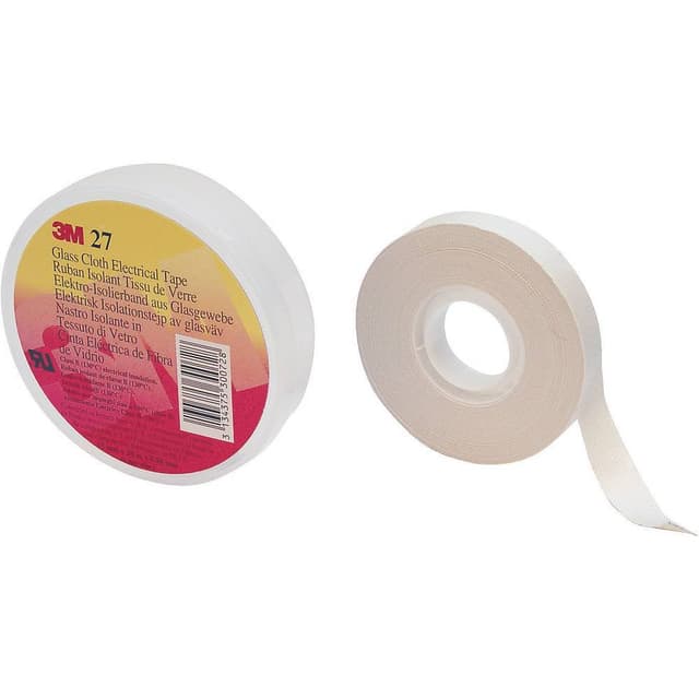 3M SCOTCH 27 SCOTCH27U-12X20 Tygtejp Scotch® 27 Vit (L x B) 20 m x 12 mm 1 st