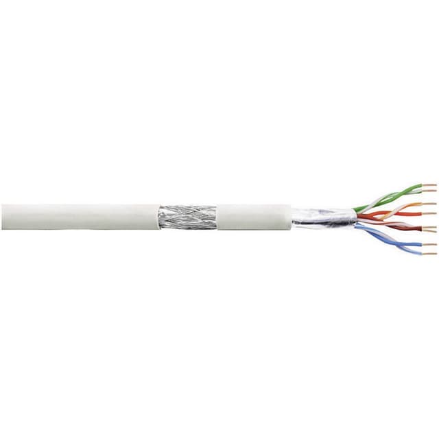 LogiLink CPV0030 Nätverkskabel CAT 5e SF/UTP 4 x 2 x 0.205 mm² Grå 50 m