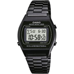 Casio Kvarts Armbandsur B640WB-1AEF (L x B x H) 38.9 x 35 x 9.4 mm Svart Kapslingsmaterial=Harts Material (Armband)=Ros