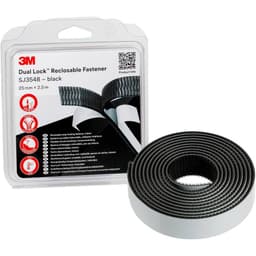 Kardborreband för fastlimning (L x B) 2.5 m x 25 mm