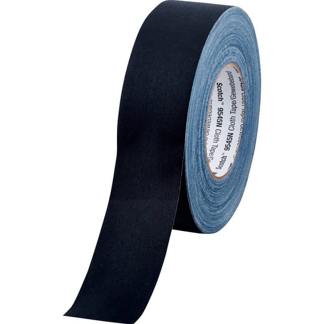 3M 9545NB50 Tygtejp Scotch® Svart (L x B) 50 m x 50 mm 1 st