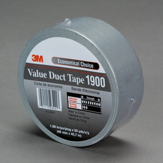 3M 1900SI50 1900SI50 Tygtejp Silver (L x B) 50 m x 50 mm 1 st
