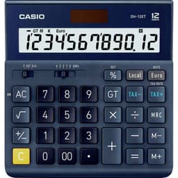 Casio DH-12ET Bordsräknare Mörkblå Display (ställen):