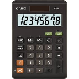 Casio MS-8B Bordsräknare Svart Display (ställen): 8