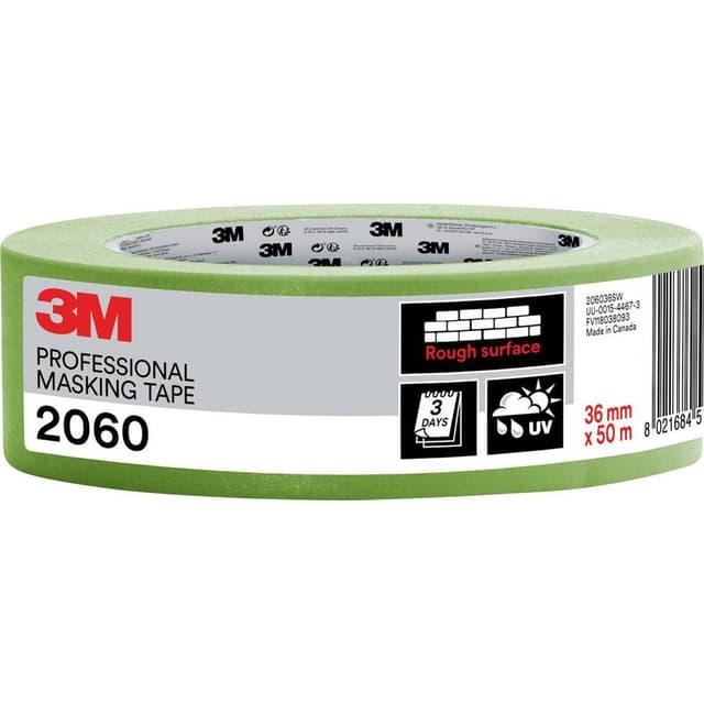 3M PT206036 Målartejp 3M™ 2060 Ljusgrön (L x B) 50 m x