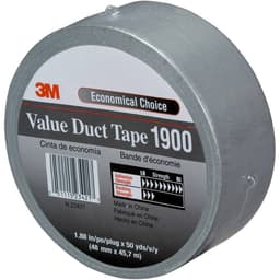 3M 1900S50 Tygtejp Svart (L x B) 45.7 m x 48 mm 1 st