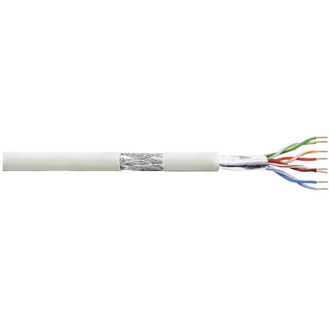 LogiLink CPV0017 Nätverkskabel CAT 5e SF/UTP 4 x 2 x 0.13 mm² Grå 100 m