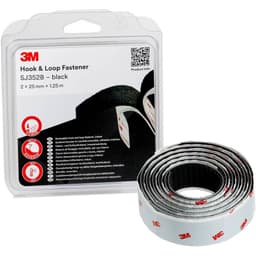 Kardborreband för fastlimning (L x B) 1.25 m x 25 mm