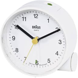 Braun 66004 Kvarts Väckarklocka Vit Larmtider 1