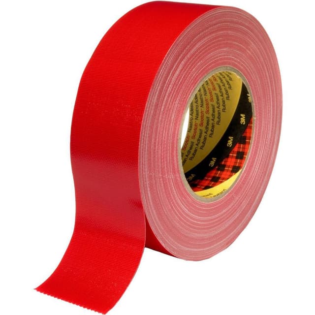 3M 389R38 Tygtejp Röd (L x B) 50 m x 38 mm 1 st